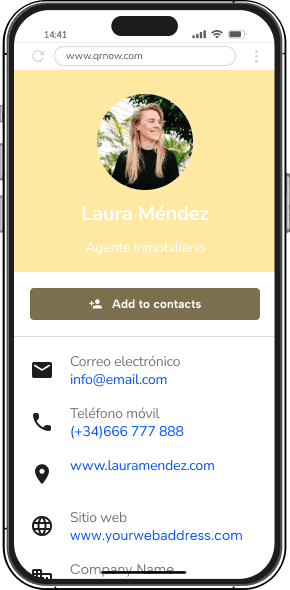 codigo QR para vcard qr-para-vcard