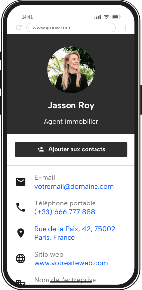 vCard-QR-Code-FR vCard-QR-Code-FR