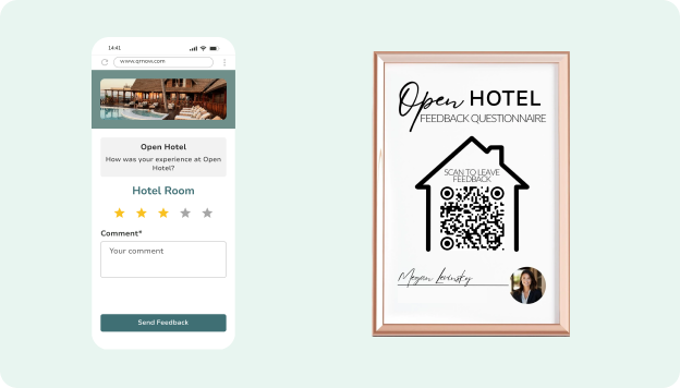 QR code pour les avis