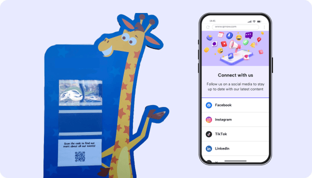 Codice QR per social media