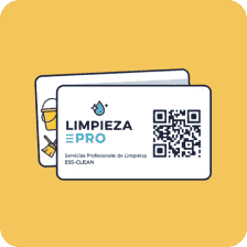 Business card qr code