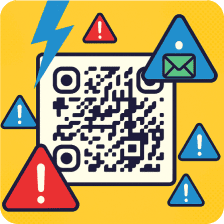 Qr codes scam emails and text messages